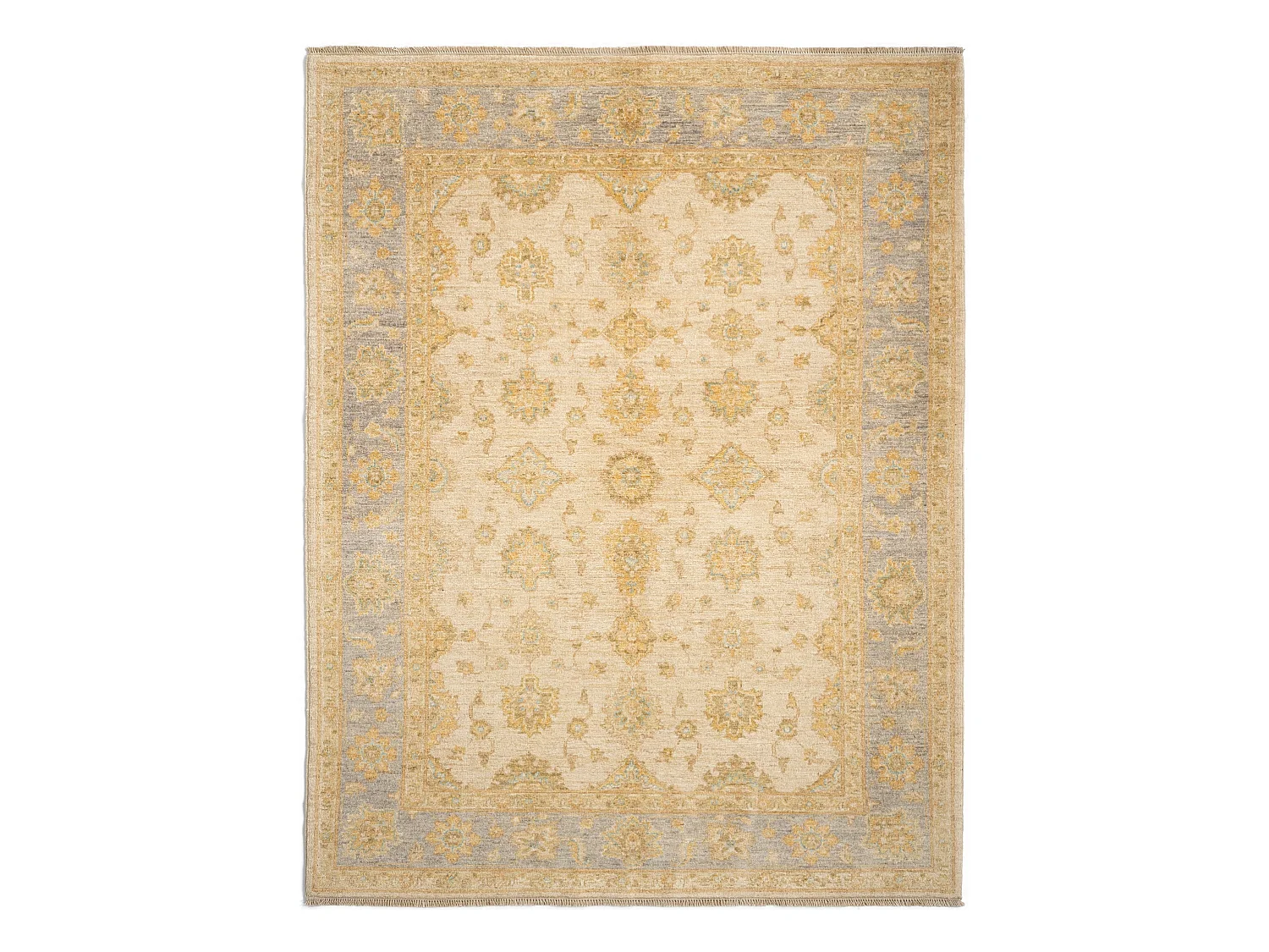 Tapis de laine 155x199 beige Kaizar