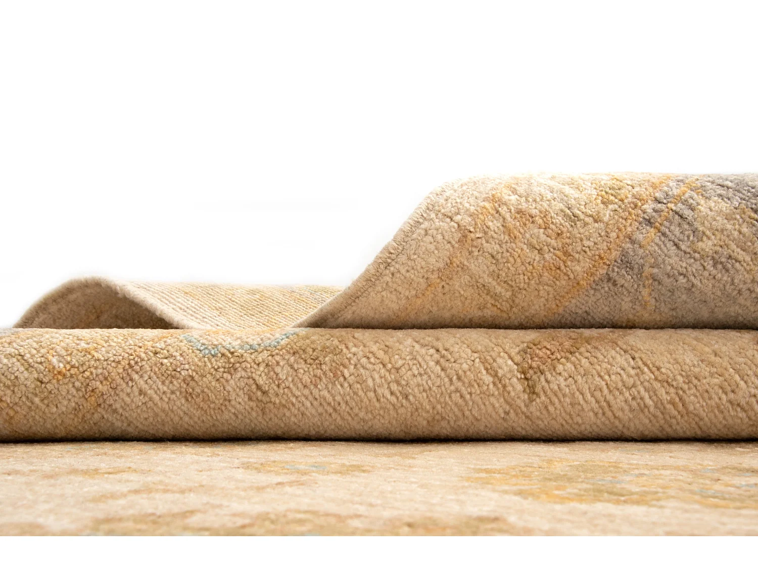 Tapis de laine 155x199 beige Kaizar