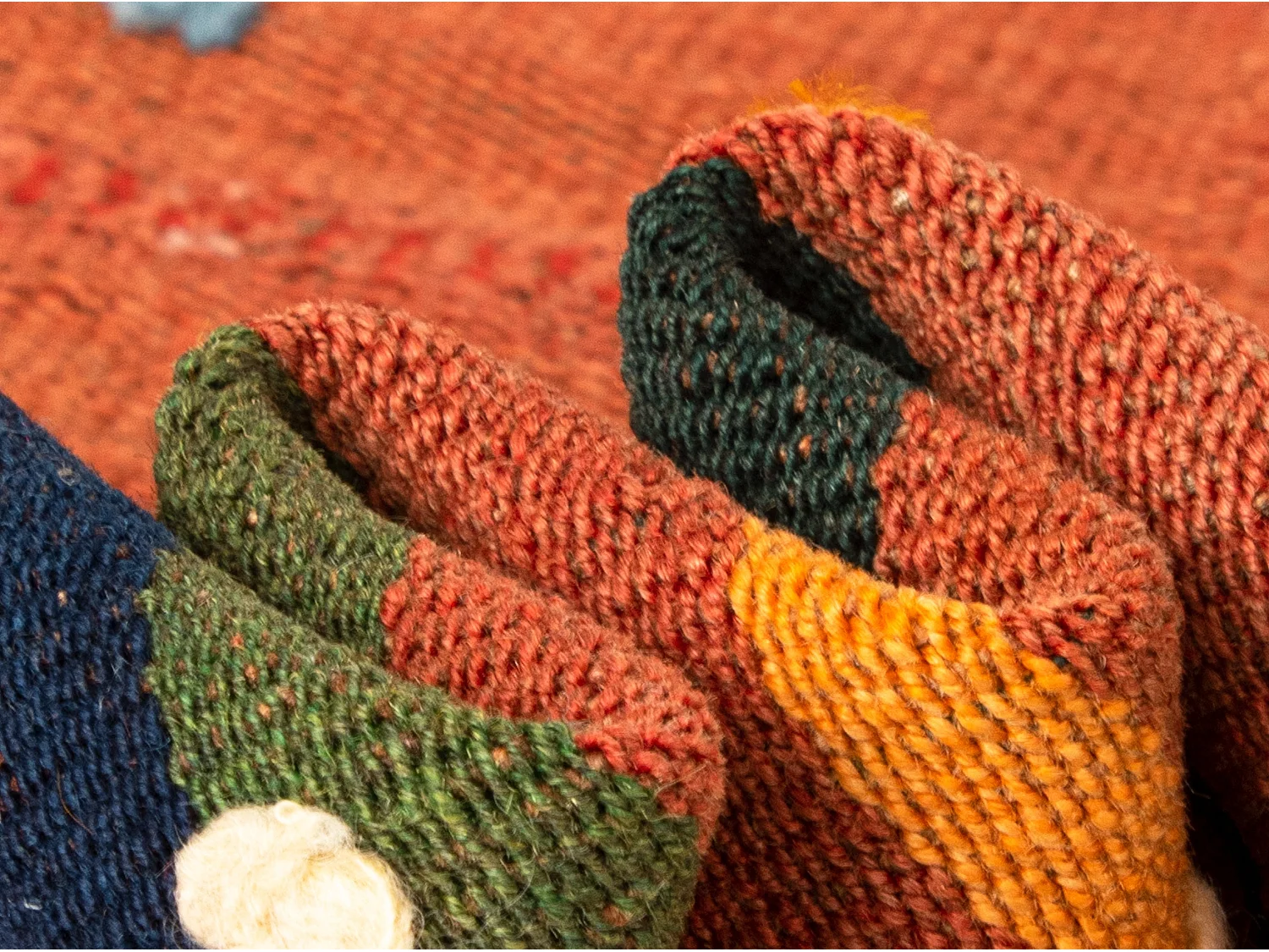 Wollteppich 168x347 Beige Jajim