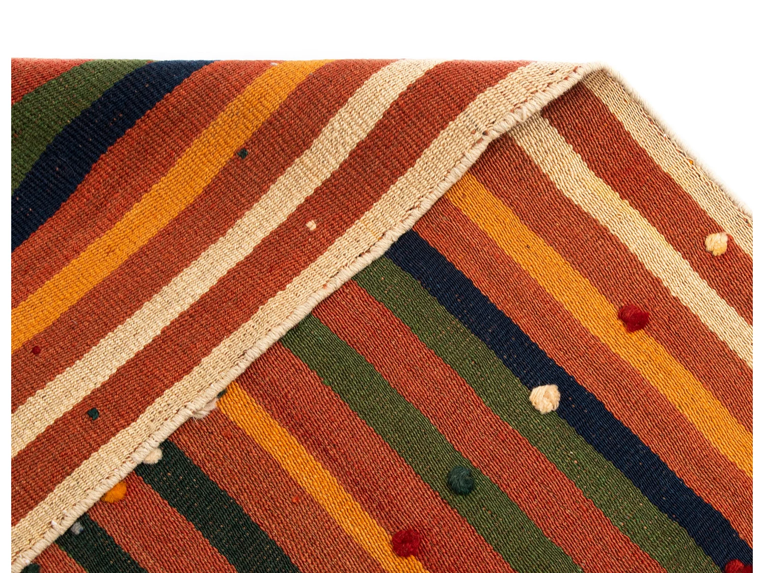 Wollteppich 168x347 Beige Jajim