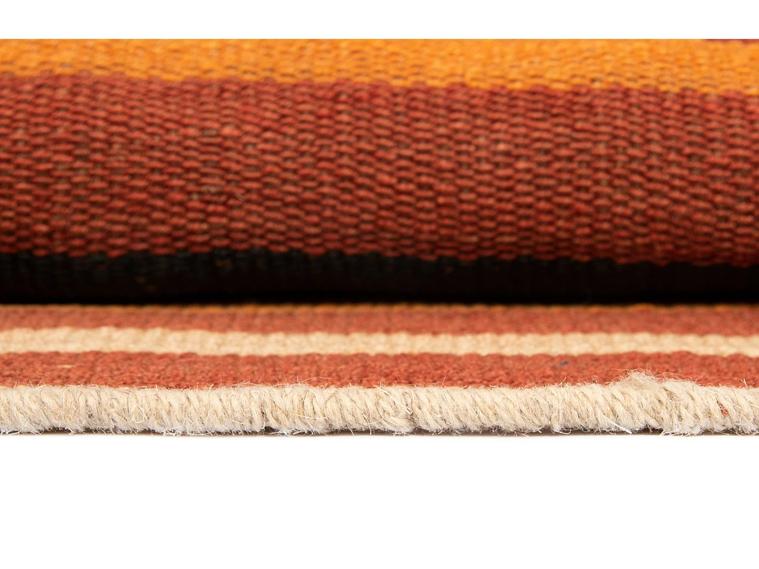 Wollteppich 168x347 Beige Jajim