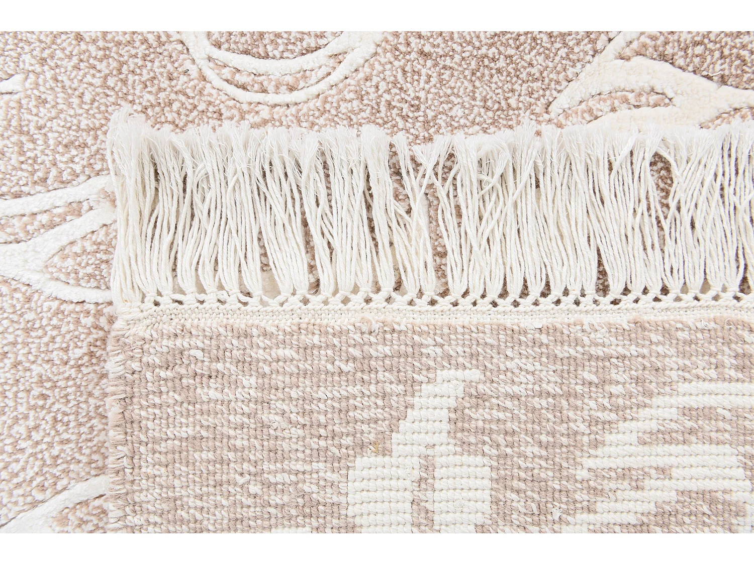 Wollteppich 152x201 Beige Darya