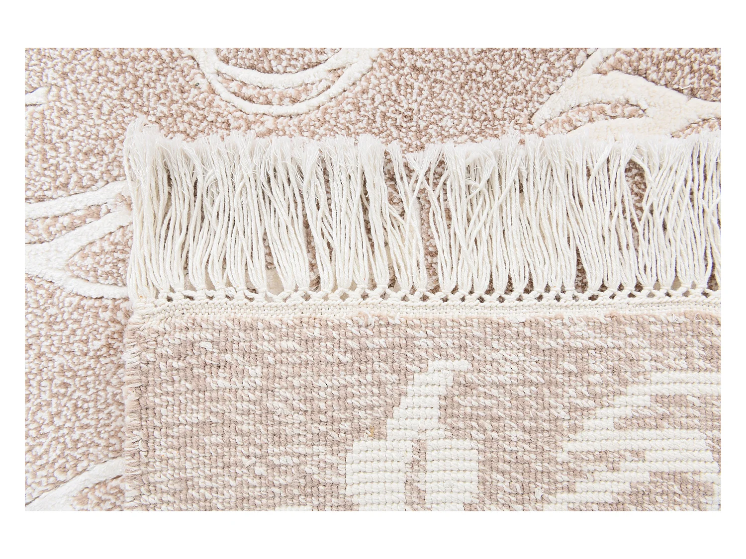 Tapis de laine 152x201 beige Darya