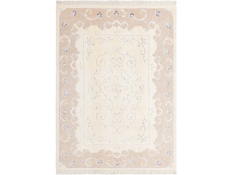 Wollteppich 150x208 Beige Darya
