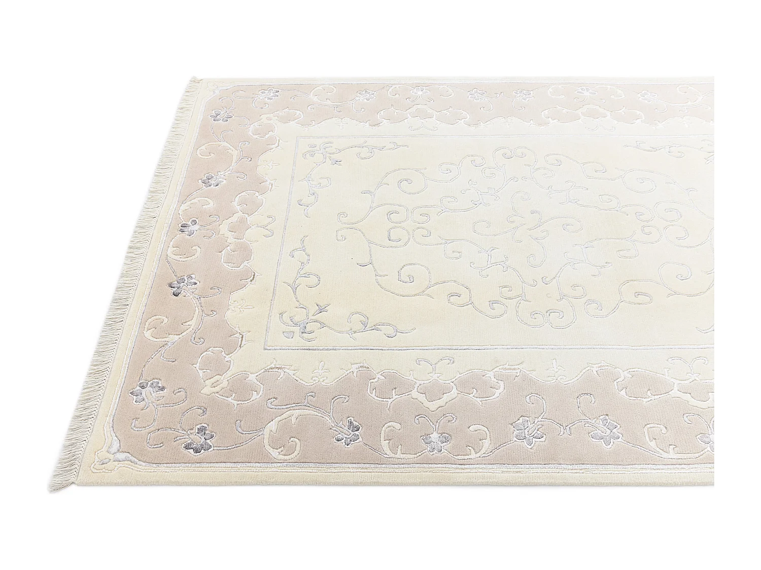 Wollteppich 150x208 Beige Darya
