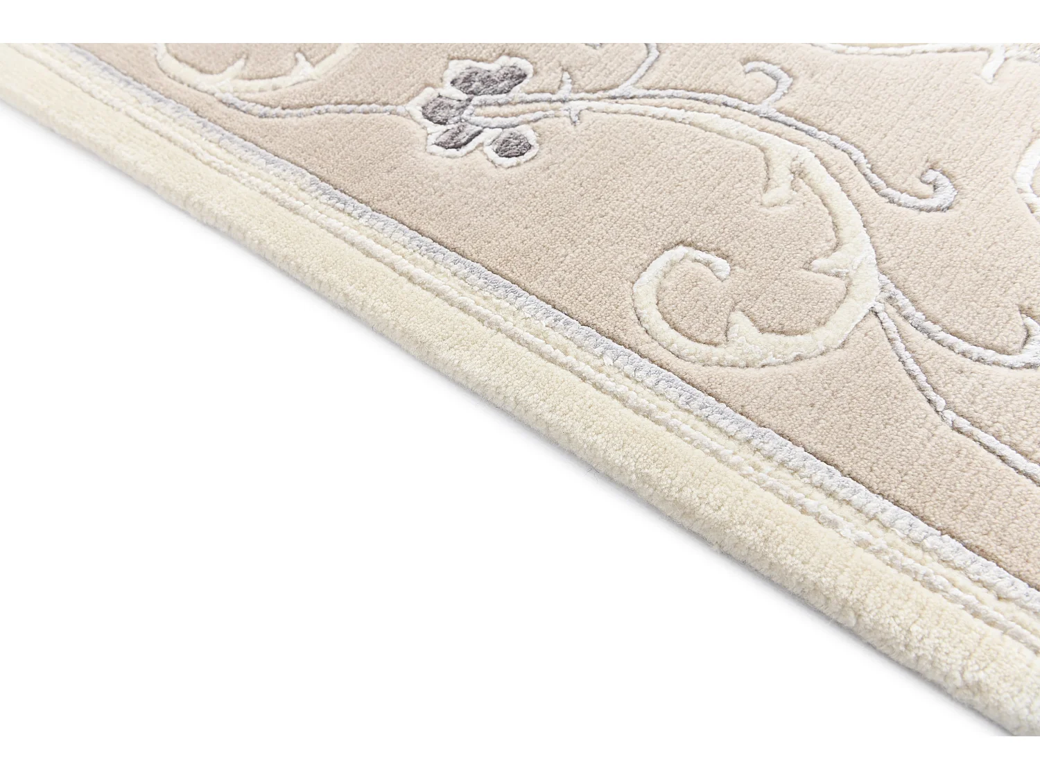Wollteppich 150x208 Beige Darya