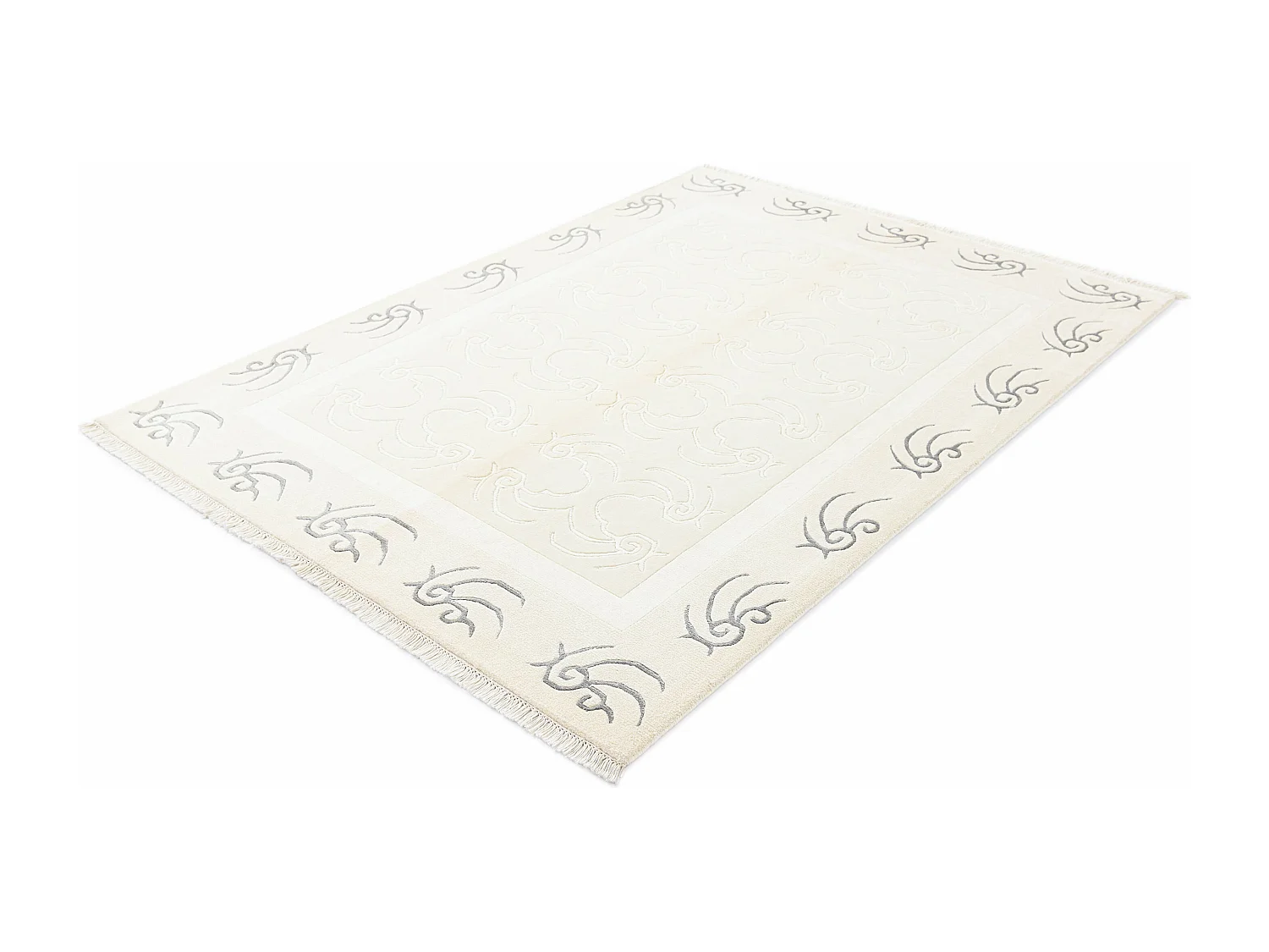 Tapis de laine 145x203 beige Darya
