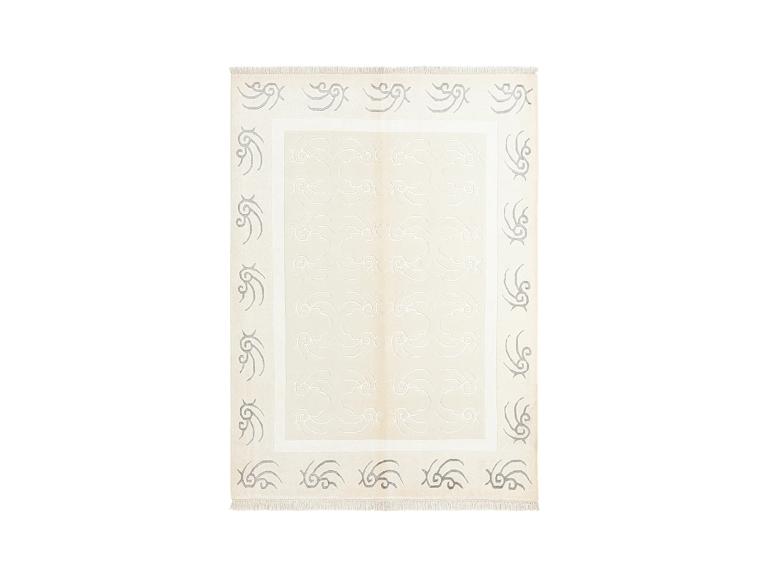 Tapis de laine 145x203 beige Darya