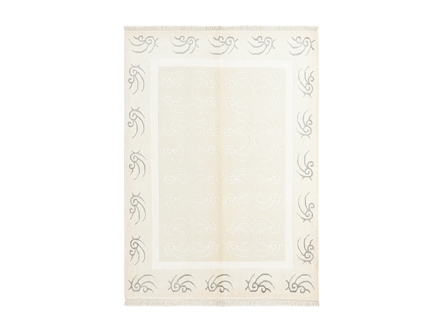 Tapis de laine 145x203 beige Darya
