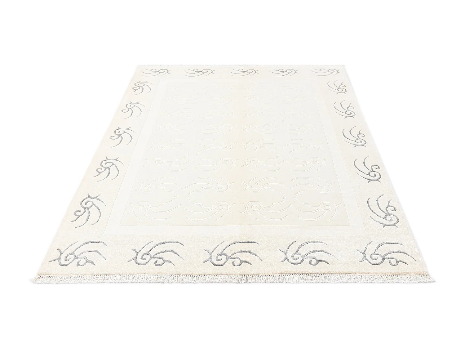 Tapis de laine 145x203 beige Darya