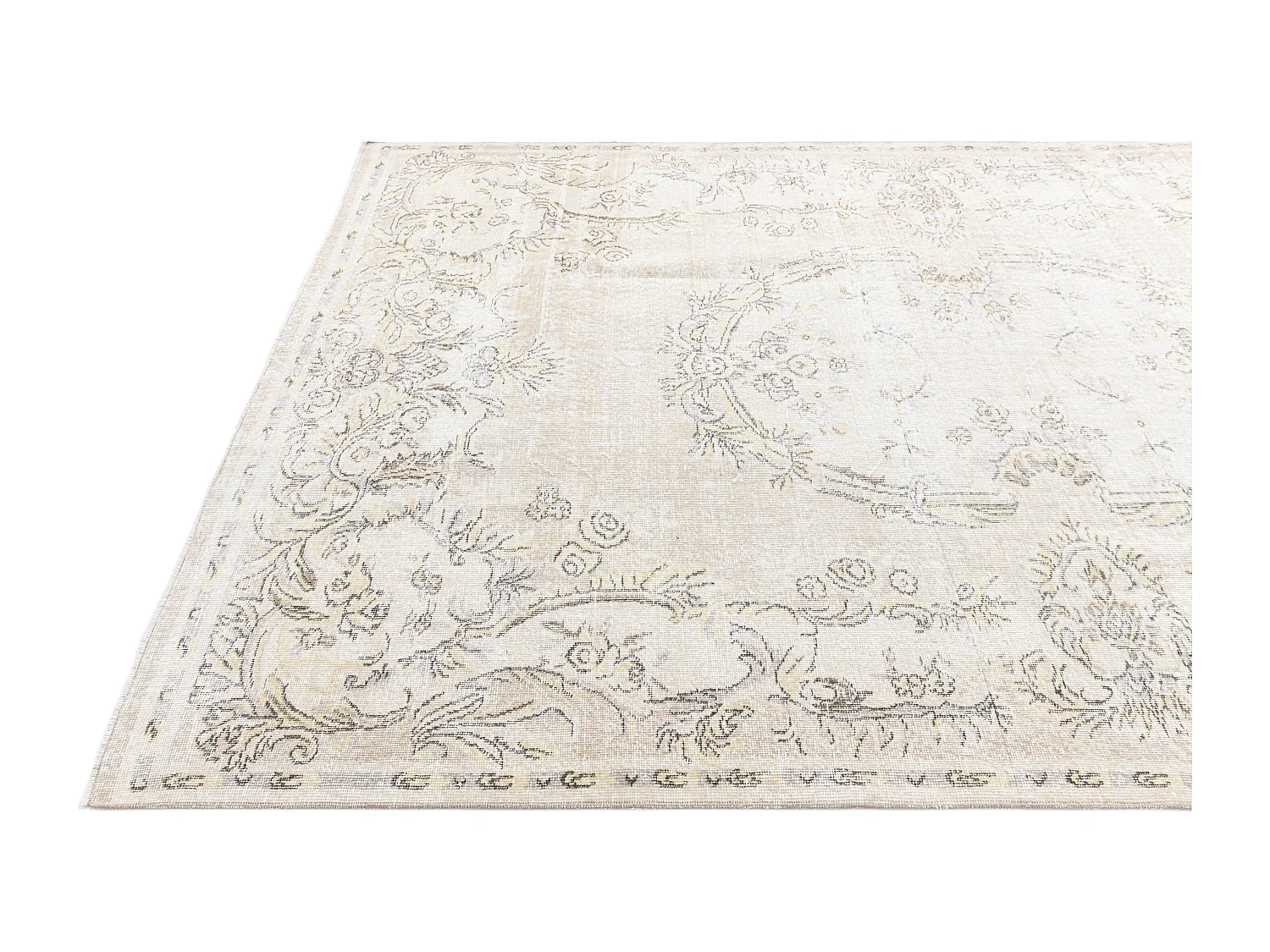 Wollteppich 206x305 Beige Ultra Vintage