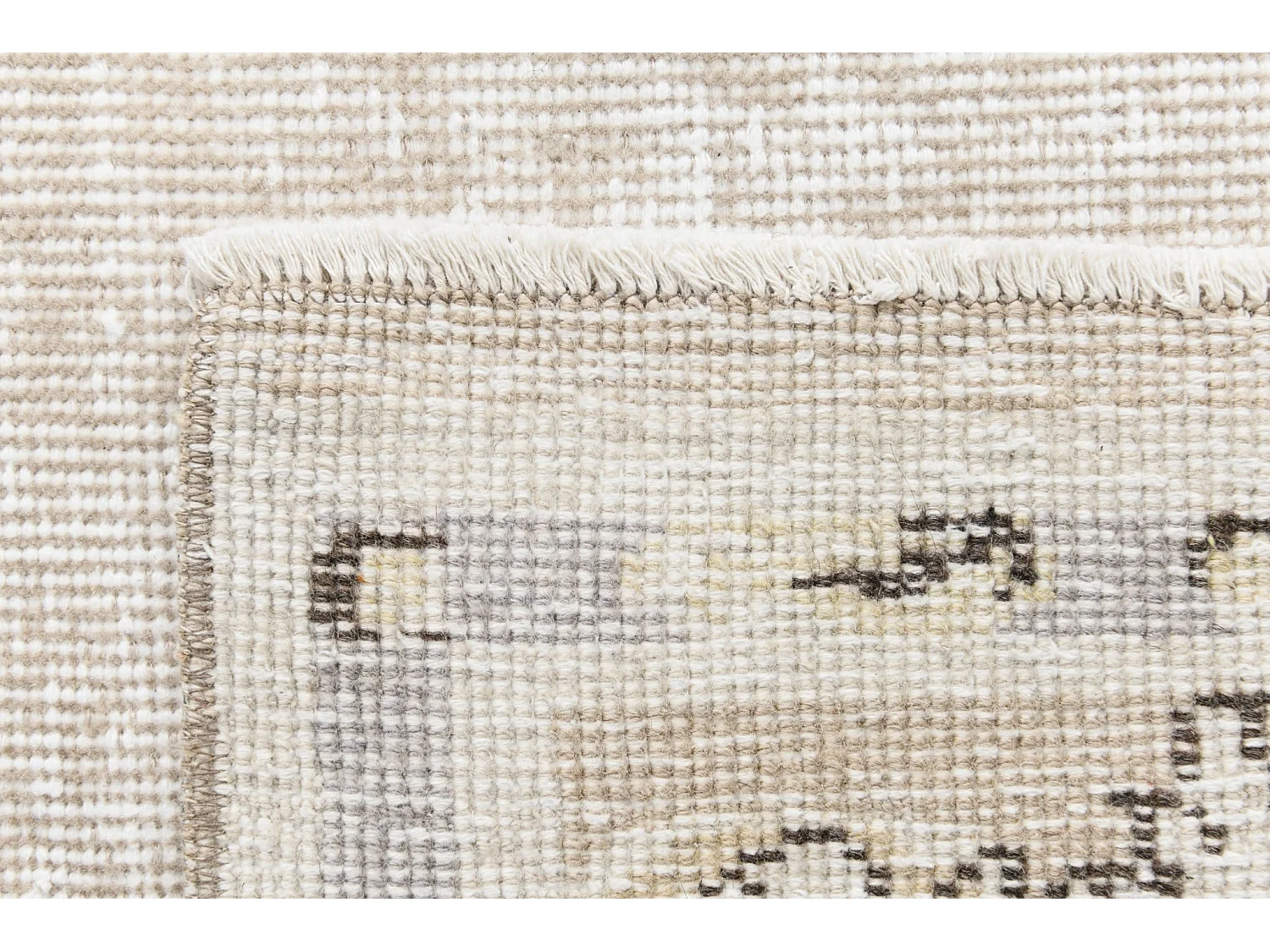 Tapis de laine 206x305 beige Ultra Vintage