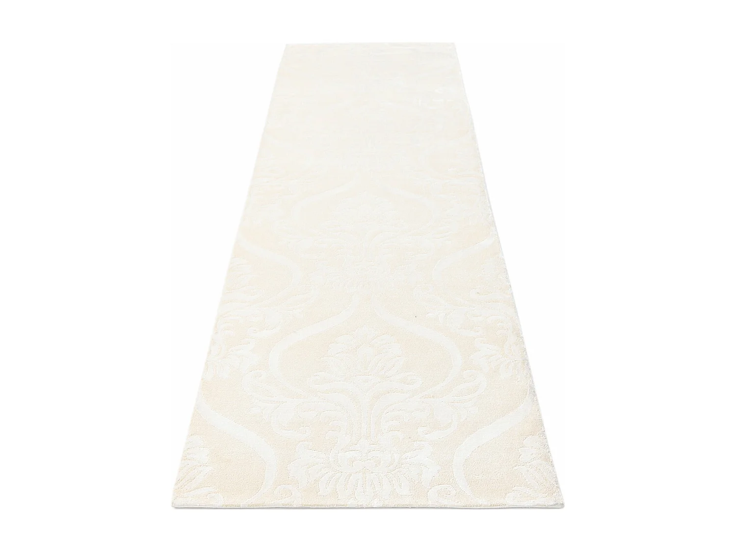 Tapis de couloir en laine 84x302 beige Darya