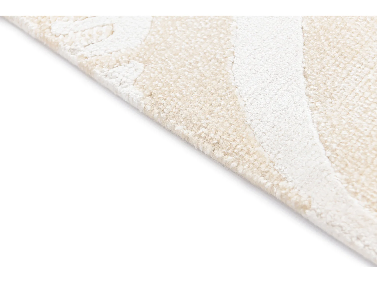 Tapis de couloir en laine 84x302 beige Darya