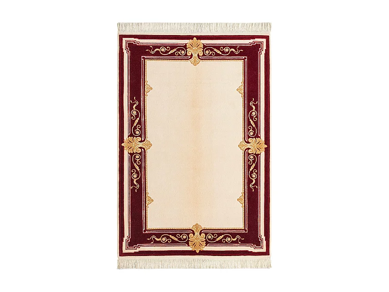 Tapis de laine 122x188 beige Darya