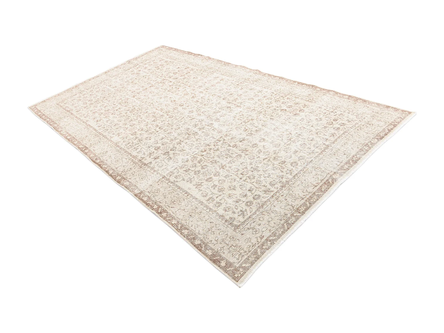 Tapis de laine 142x257 beige Ultra Vintage