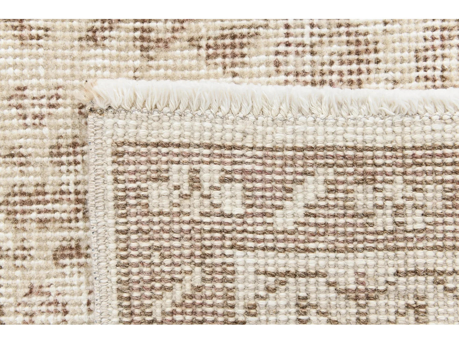 Tapis de laine 142x257 beige Ultra Vintage