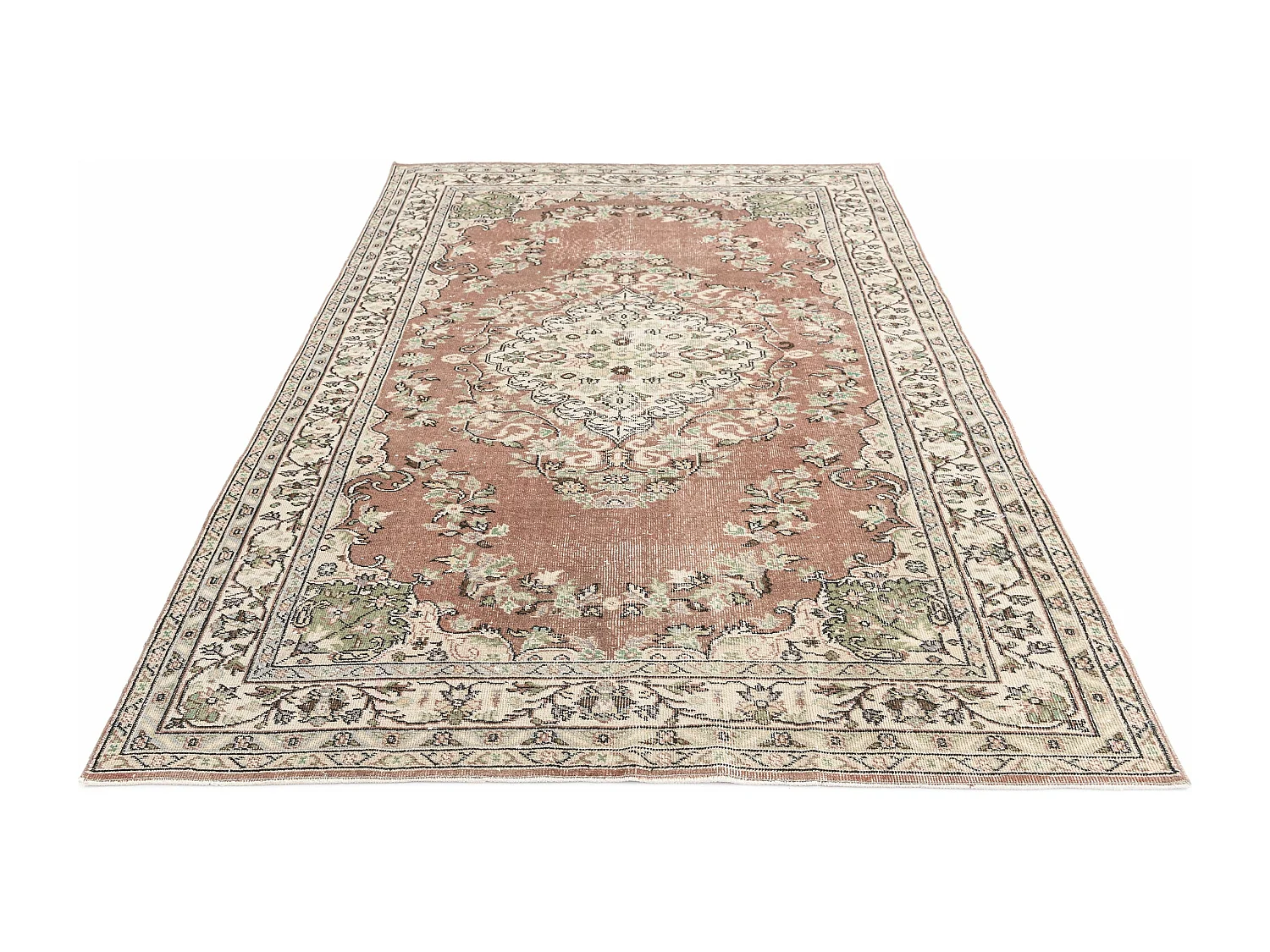 Tapis de laine 168x264 brun Ultra Vintage