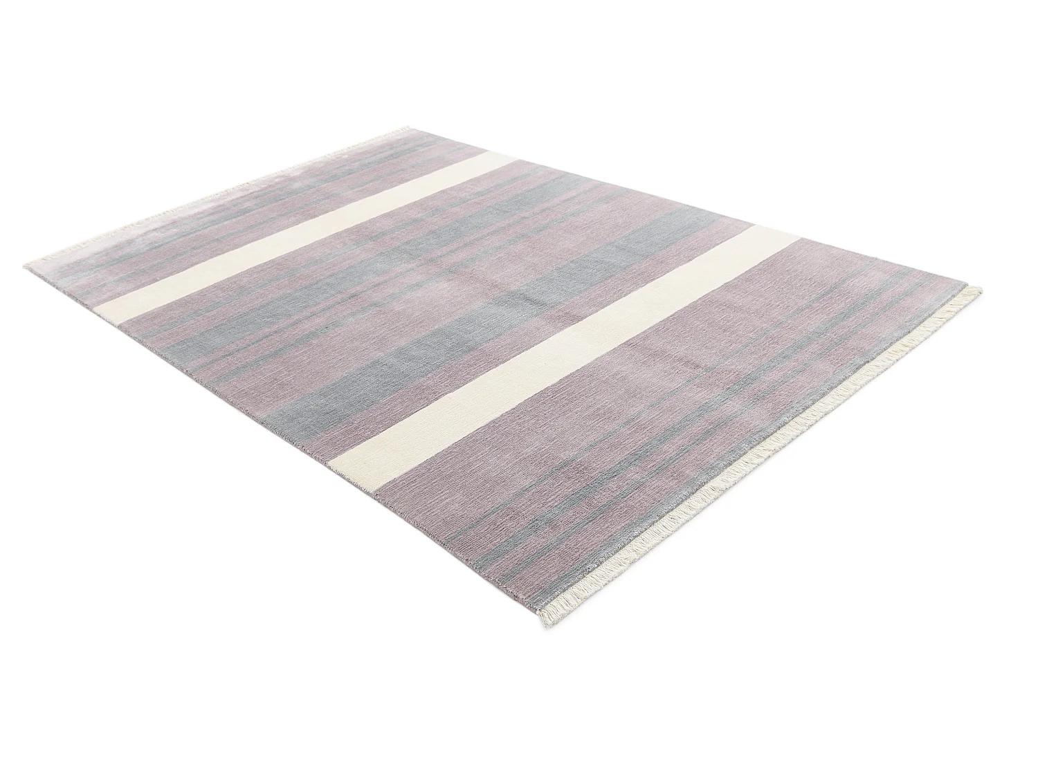 Tapis de laine 170x239 rose Darya
