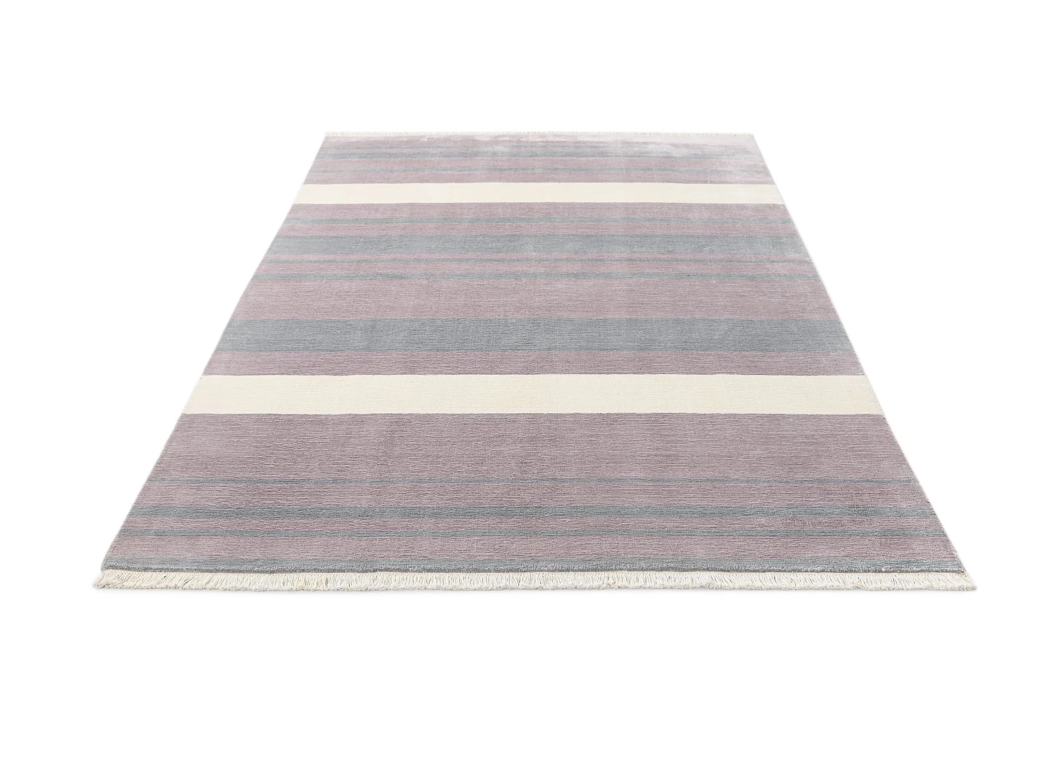 Tapis de laine 170x239 rose Darya