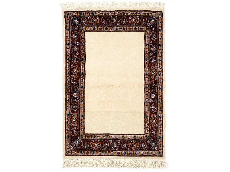 Wollteppich 102x150 Beige Birdjend