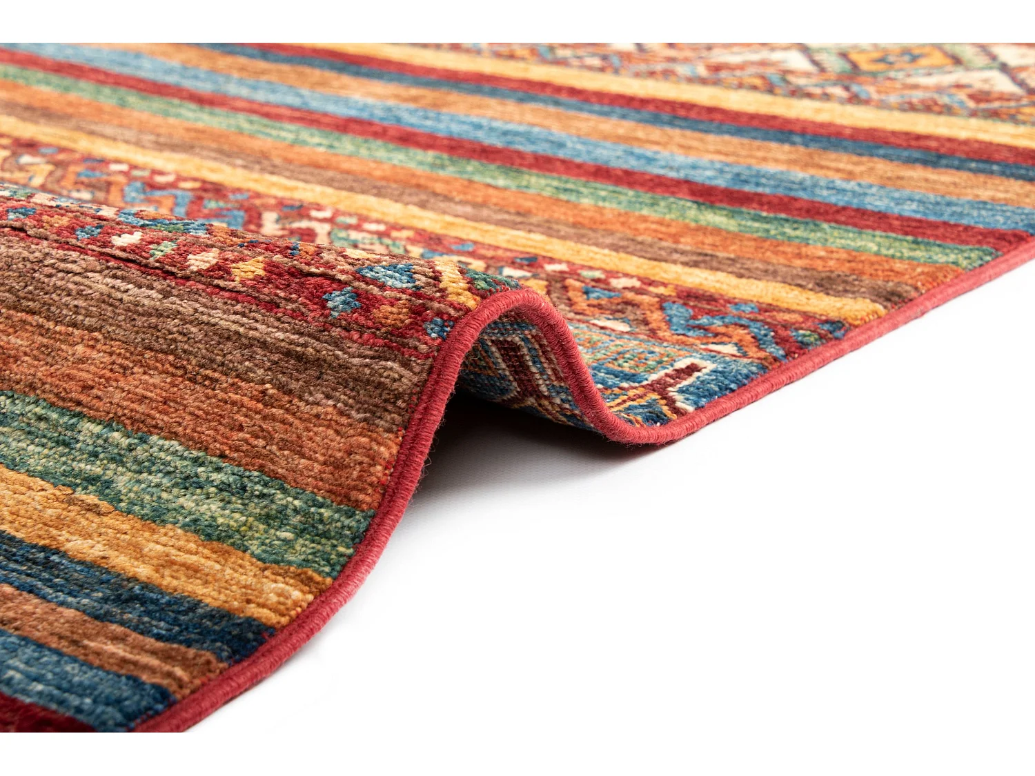 Tapis de laine 245x296 rouge Torkman