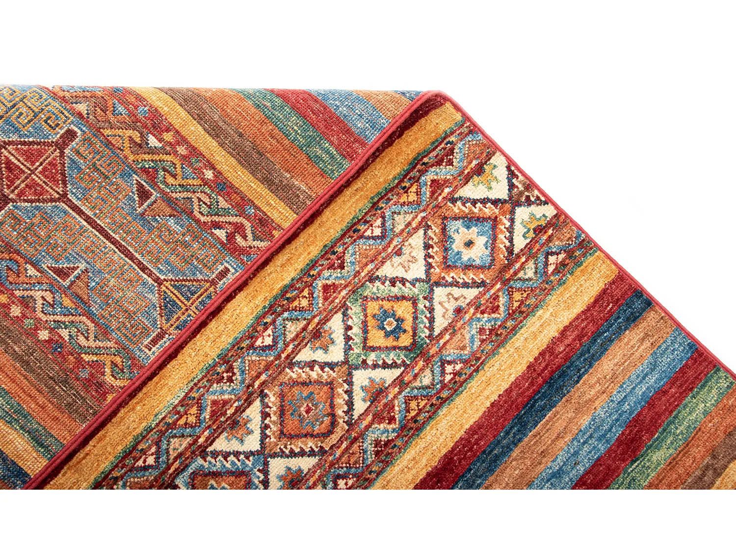 Tapis de laine 245x296 rouge Torkman