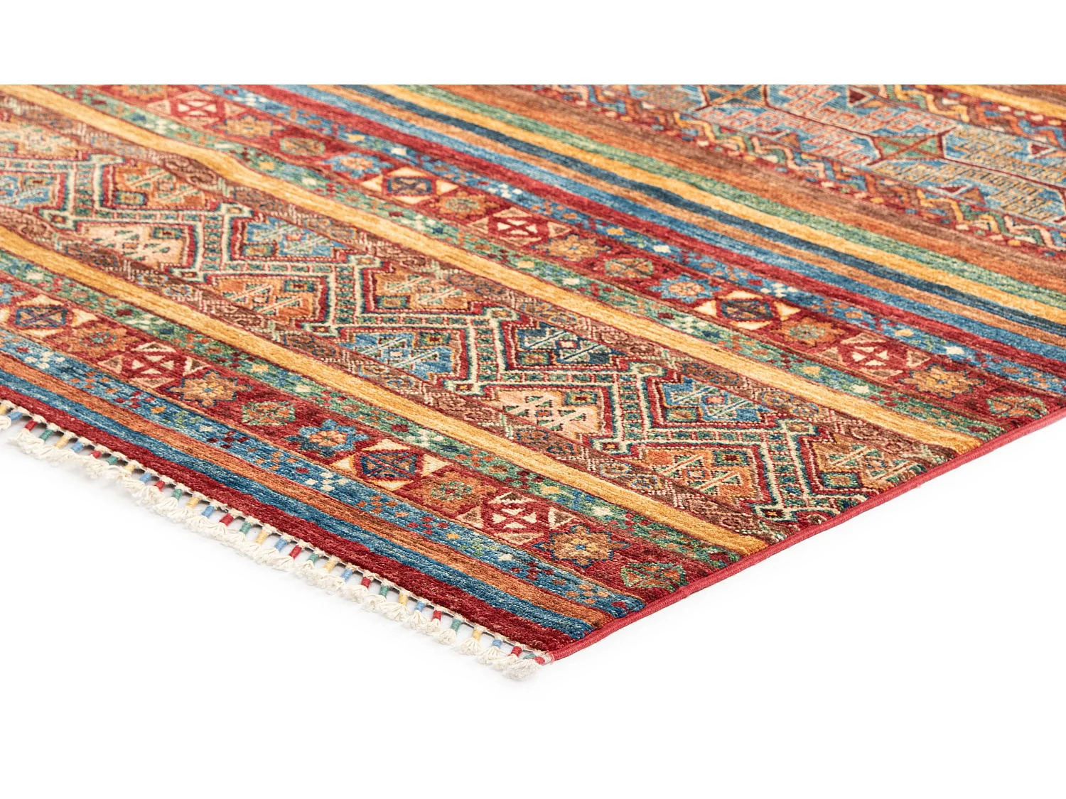 Tapis de laine 245x296 rouge Torkman