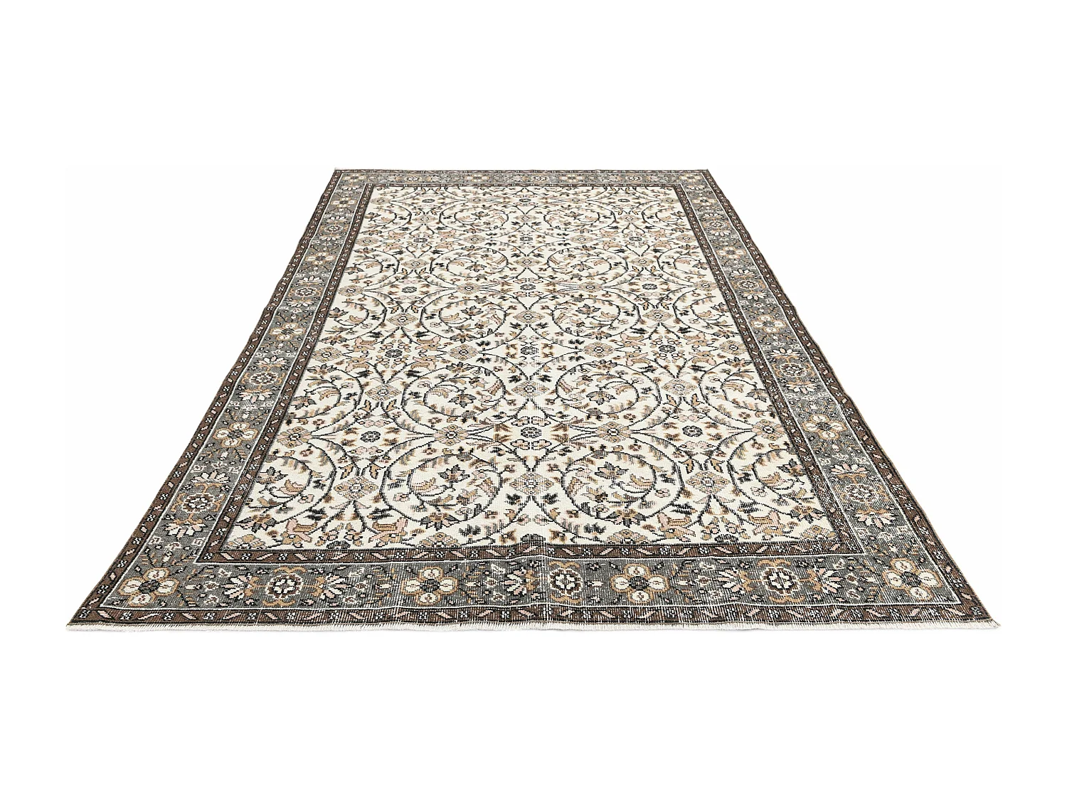 Tapis de laine 173x284 beige Ultra Vintage