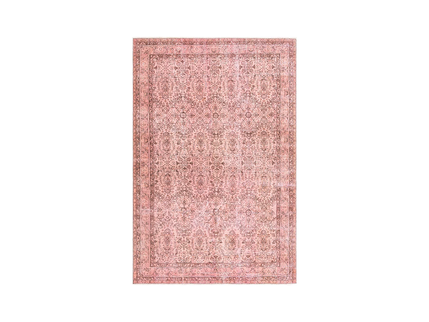 Tapis de laine 203x302 rouge Ultra Vintage