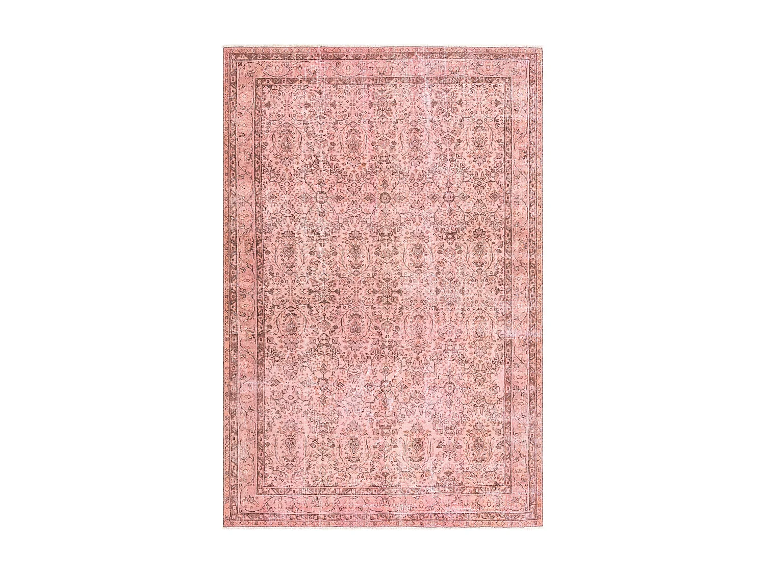Tapis de laine 203x302 rouge Ultra Vintage