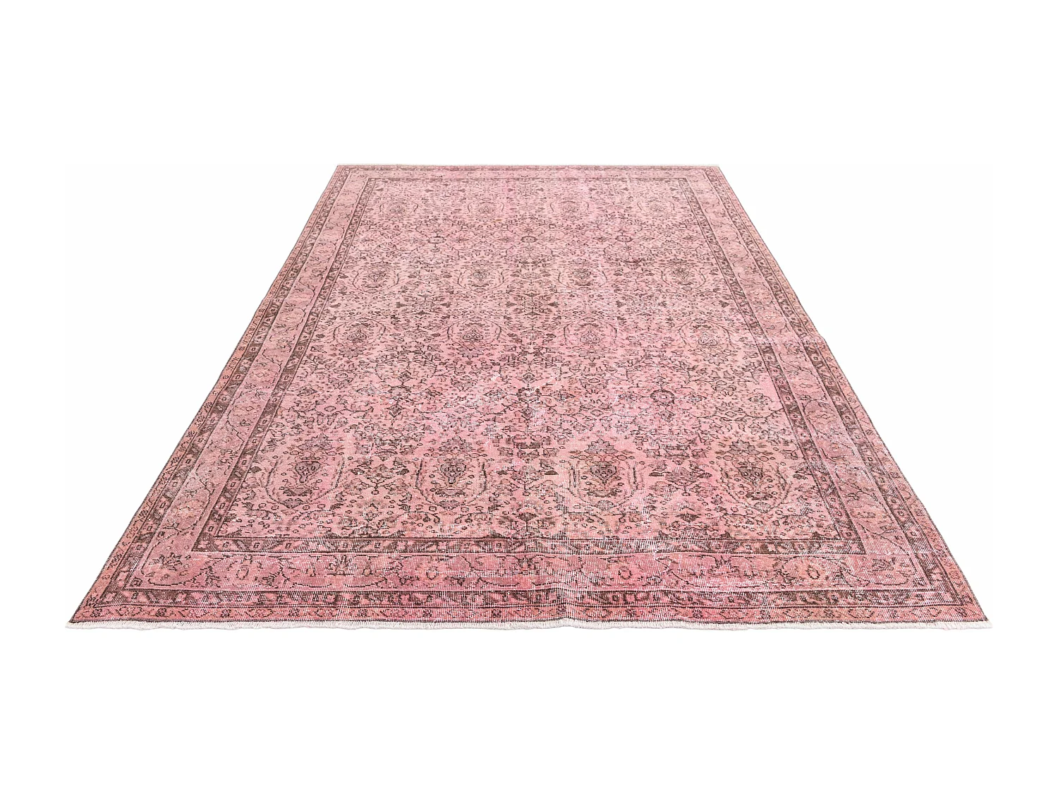 Tapis de laine 203x302 rouge Ultra Vintage