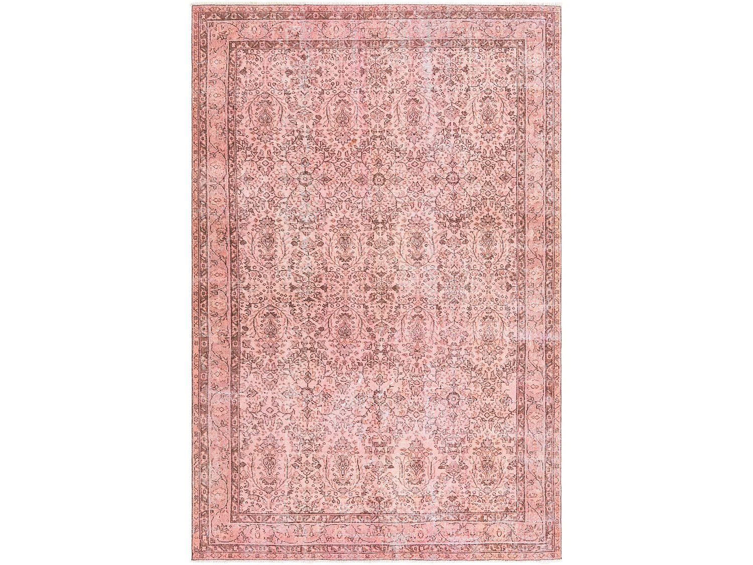Tapis de laine 203x302 rouge Ultra Vintage