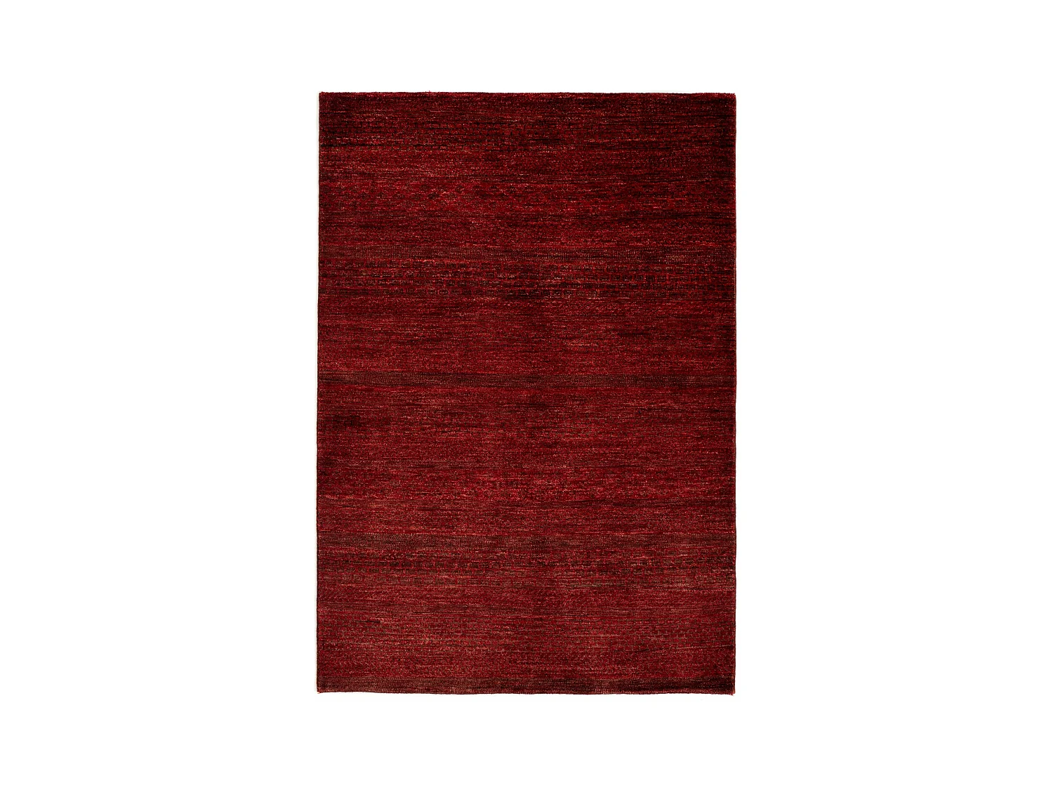 Tapis de laine 155x203 rouge Juma