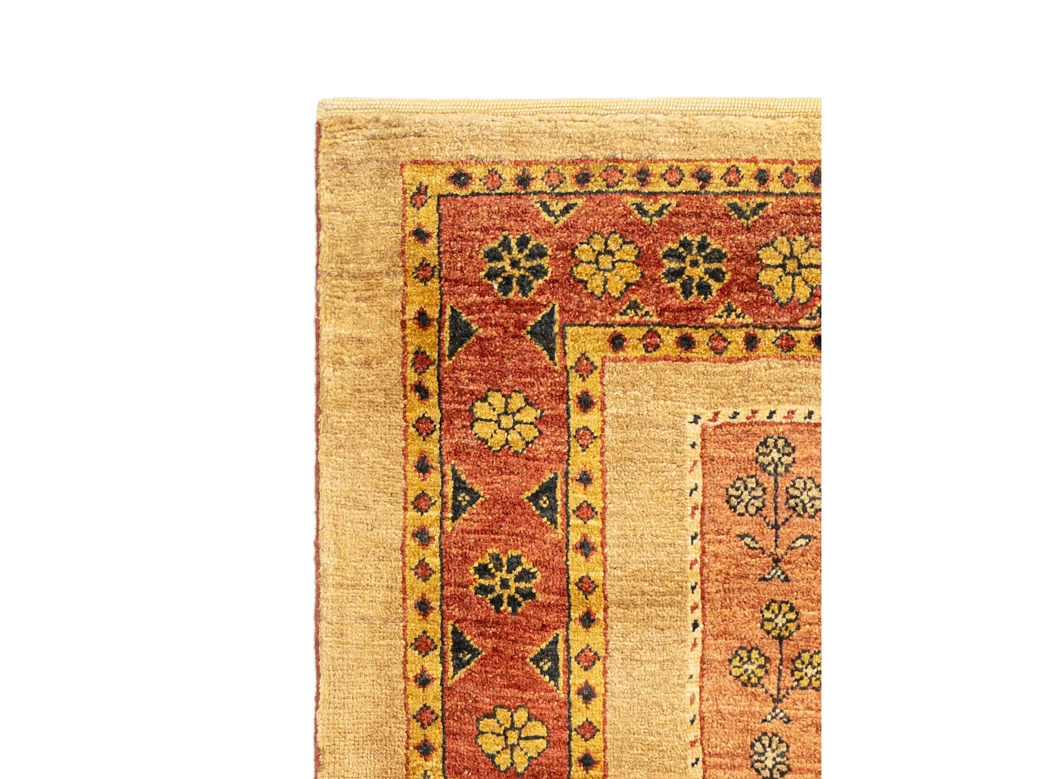 Tapis de couloir en laine 84x196 brun Kashkuli