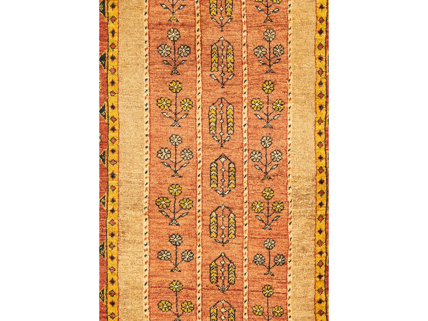 Tapis de couloir en laine 84x196 brun Kashkuli