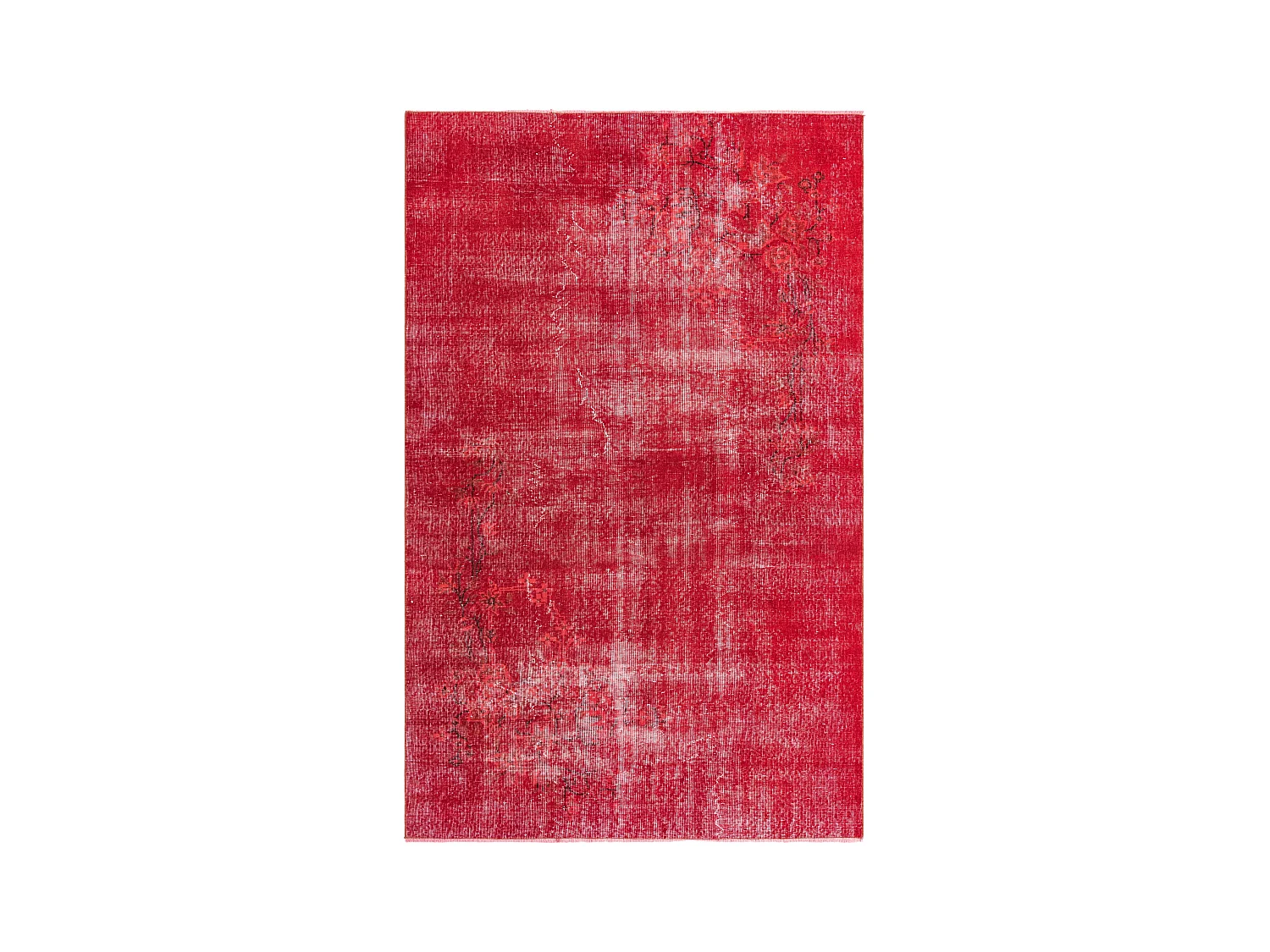 Tapis de laine 170x269 rouge Ultra Vintage