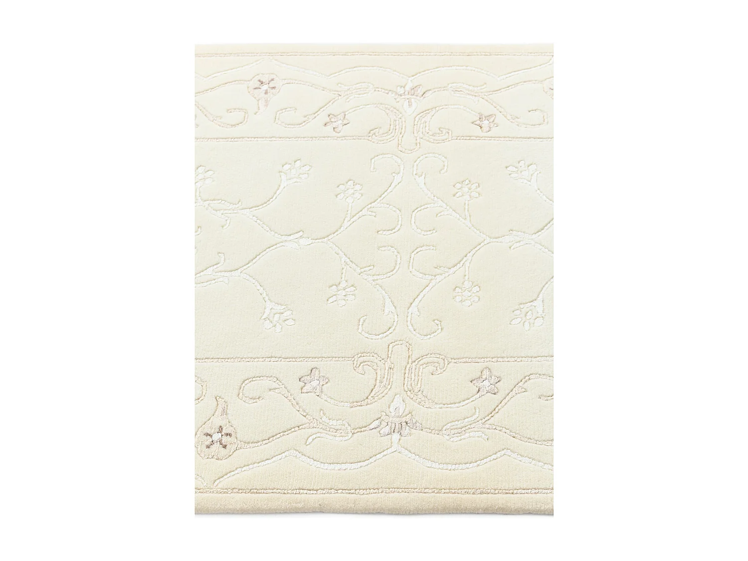 Läufer-Wollteppich 81x305 Beige Darya