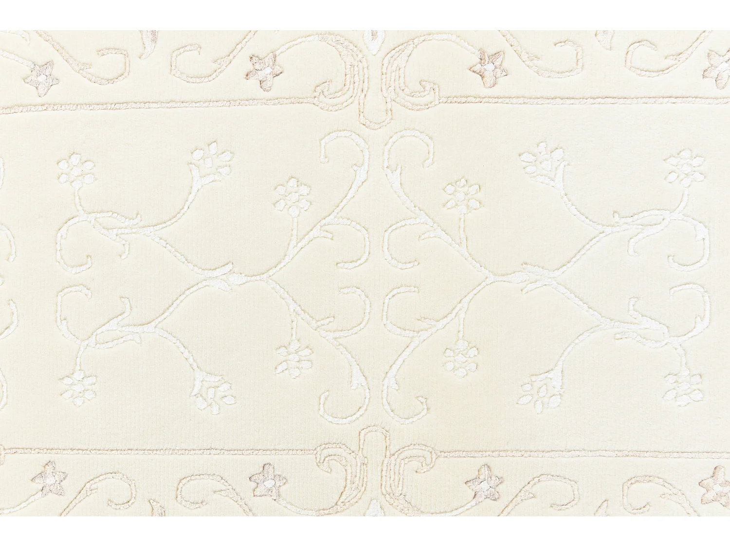 Läufer-Wollteppich 81x305 Beige Darya