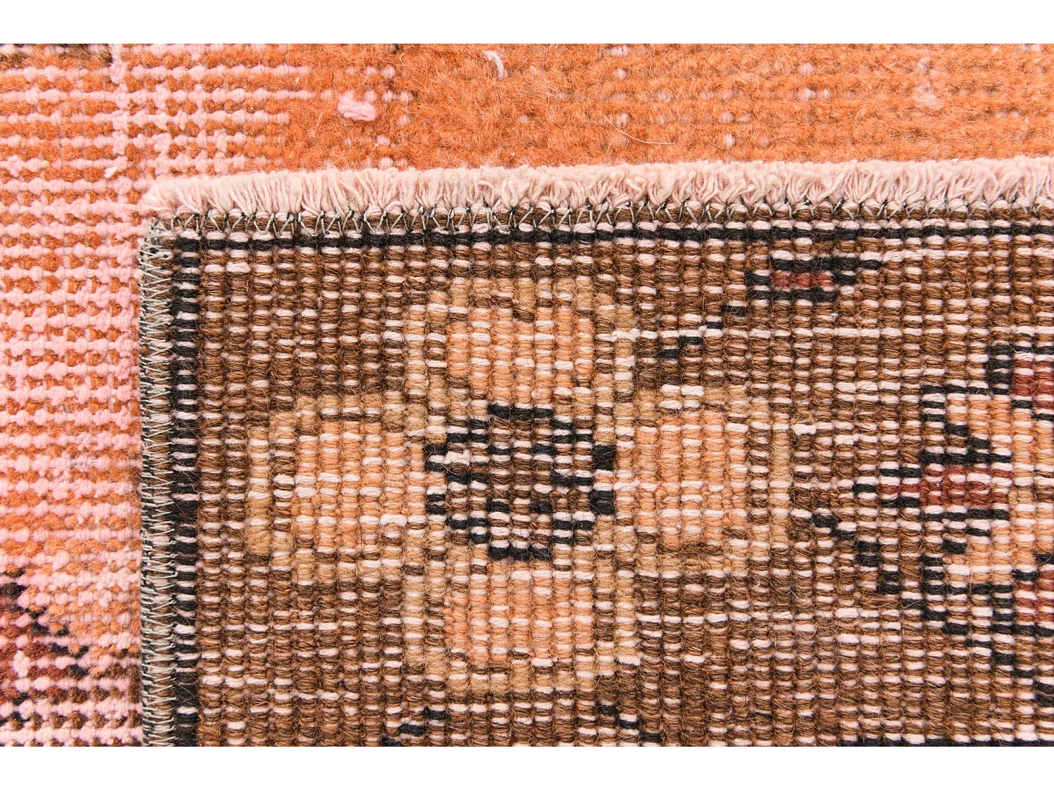 Wollteppich 147x269 Braun Ultra Vintage