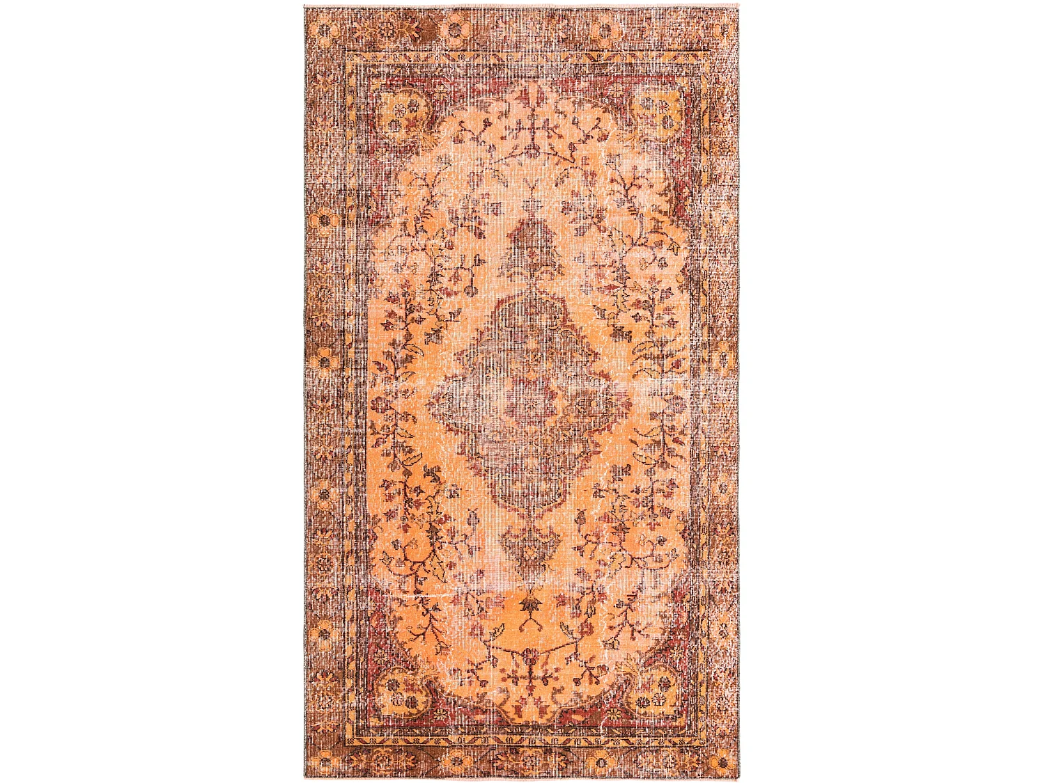 Tappeto in lana 147x269 marrone Ultra Vintage