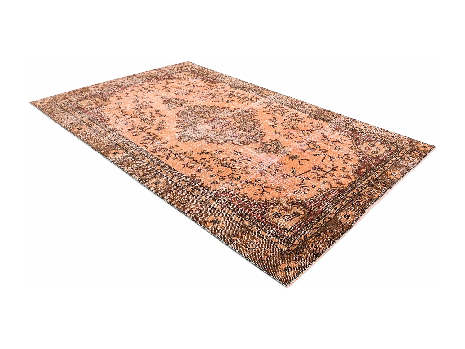 Tappeto in lana 147x269 marrone Ultra Vintage