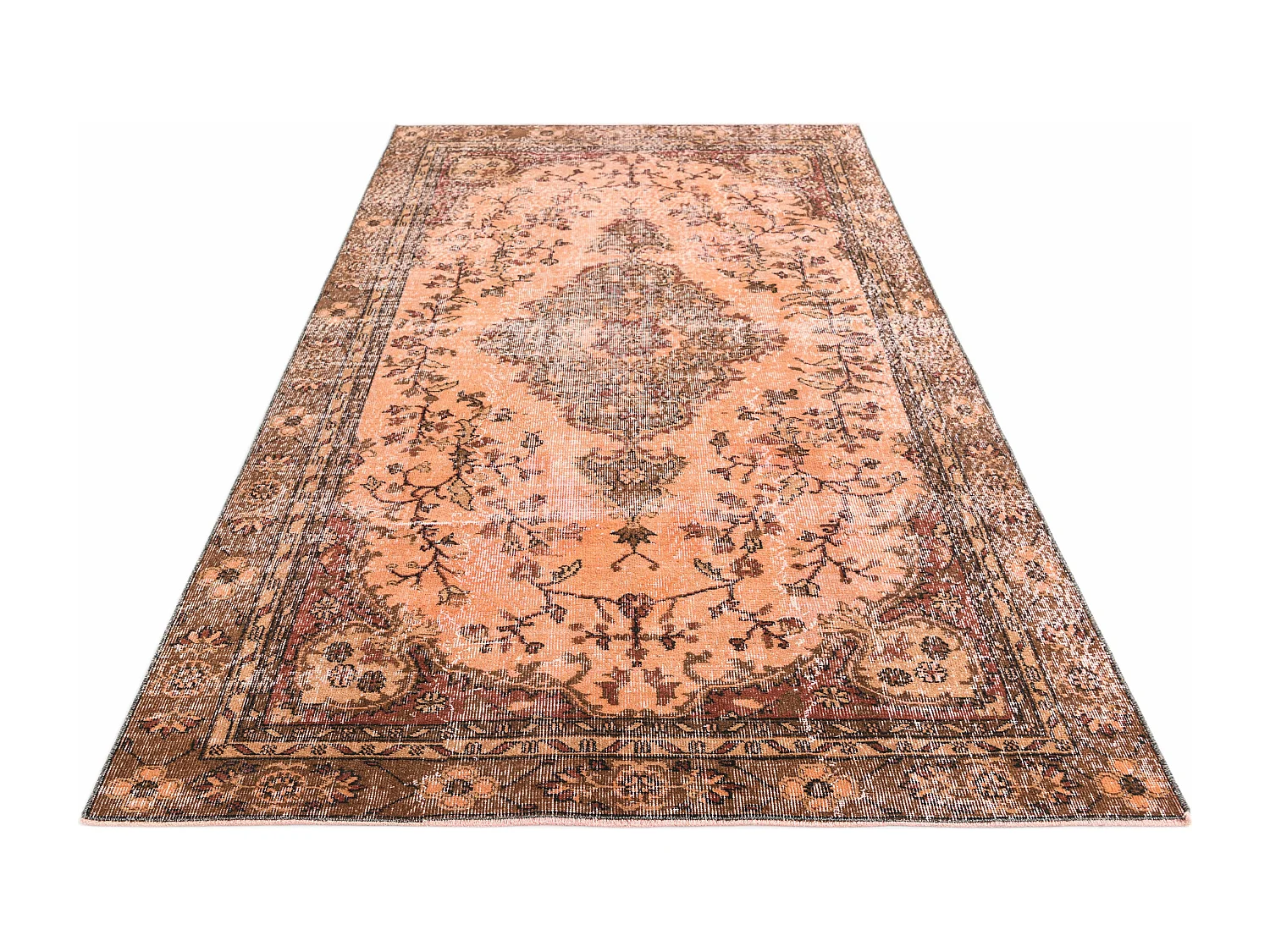Tappeto in lana 147x269 marrone Ultra Vintage