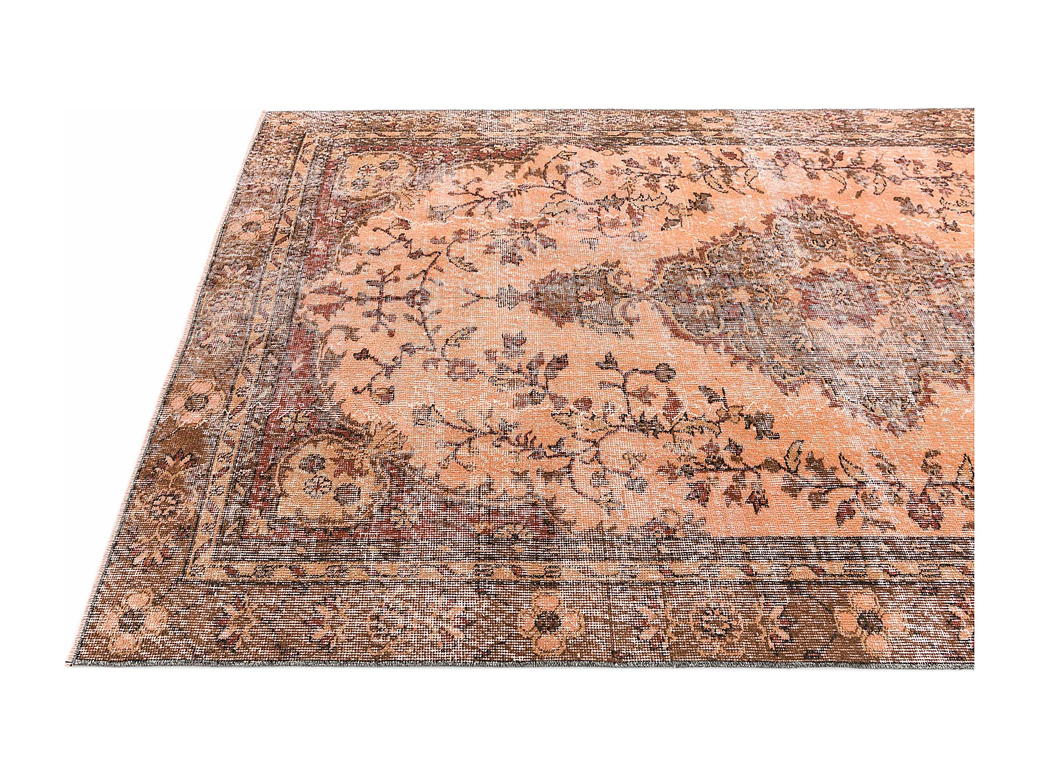 Tappeto in lana 147x269 marrone Ultra Vintage