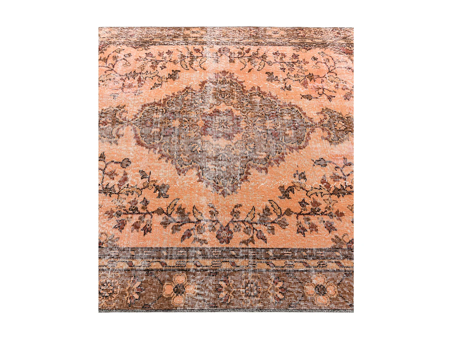 Tappeto in lana 147x269 marrone Ultra Vintage