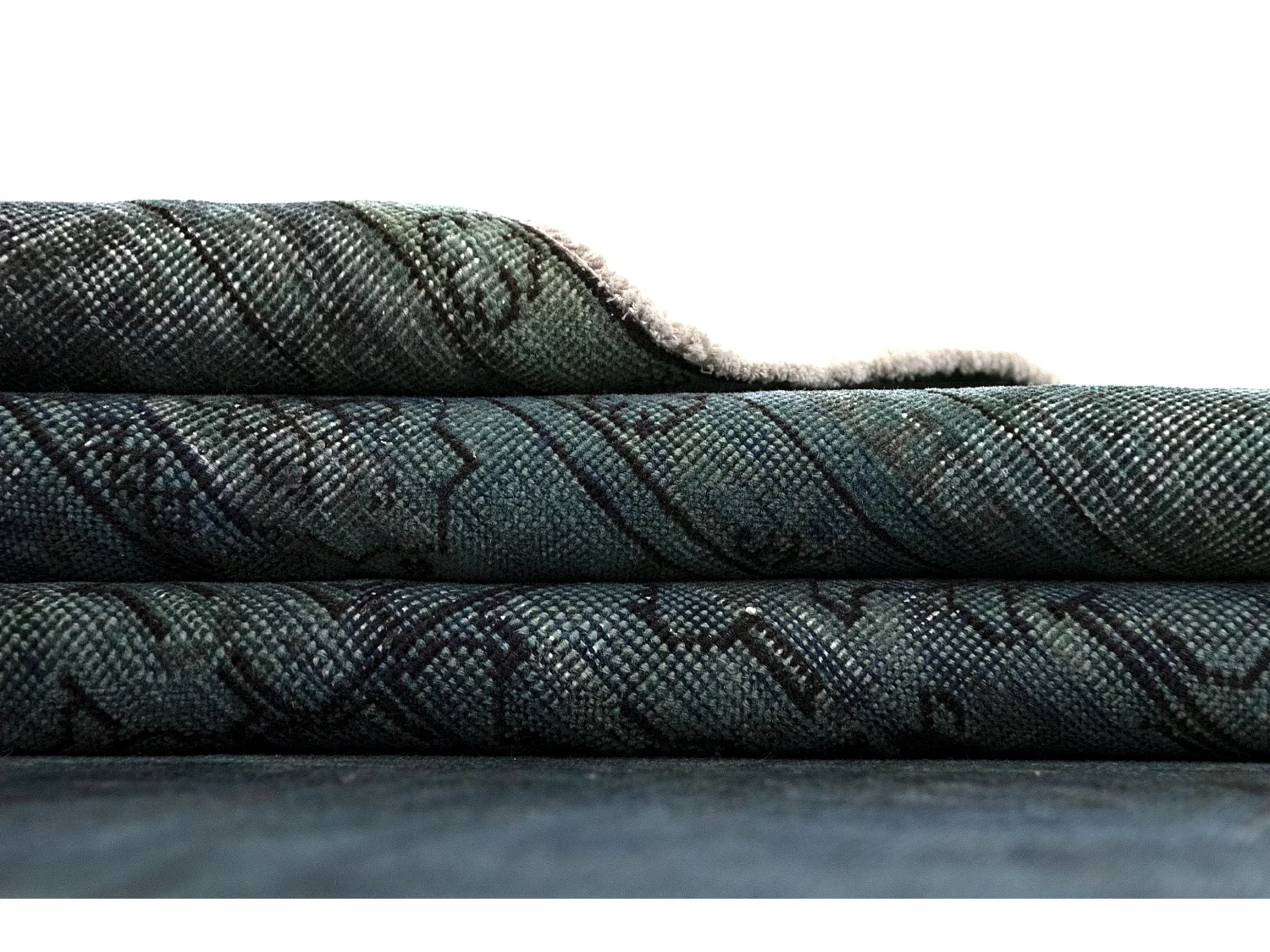 Tappeto in lana 198x278 Blu Vintage Royal