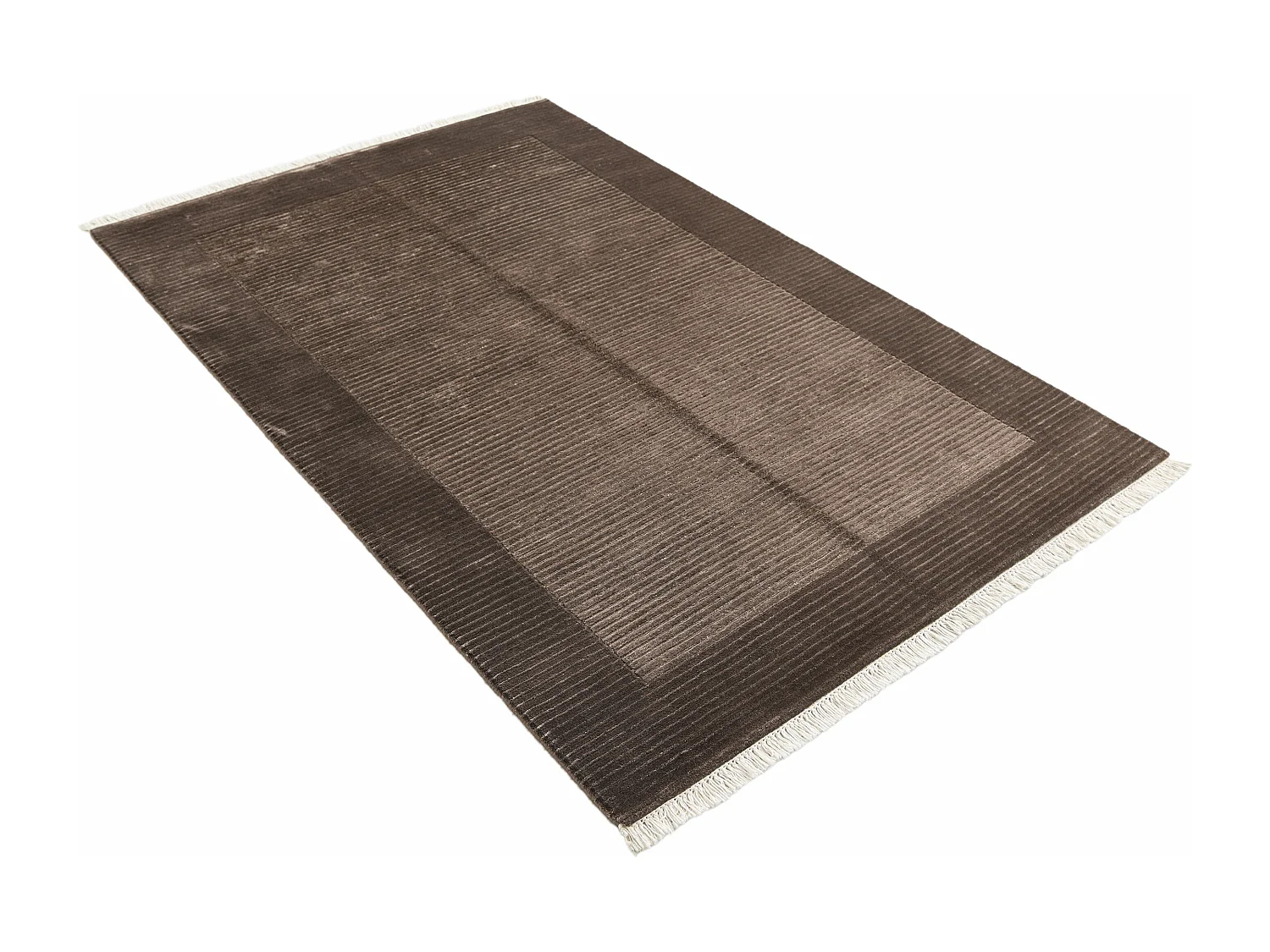 Tapis de laine 122x188 brun Darya