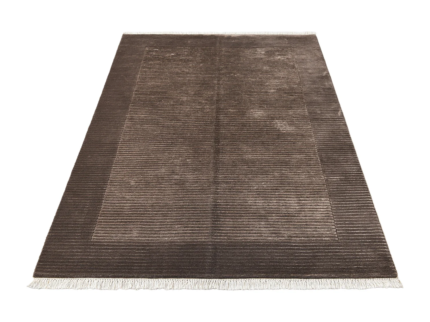 Tapis de laine 122x188 brun Darya