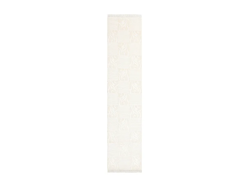 Tapis de couloir en laine 84x396 beige Darya