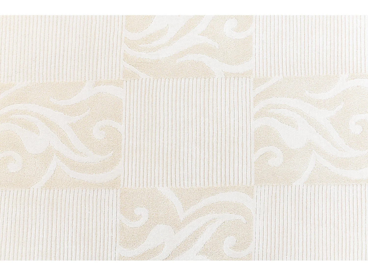 Tapis de couloir en laine 84x396 beige Darya
